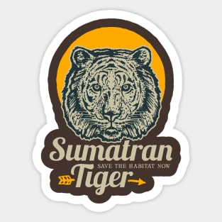 Sumatran Tiger Sticker